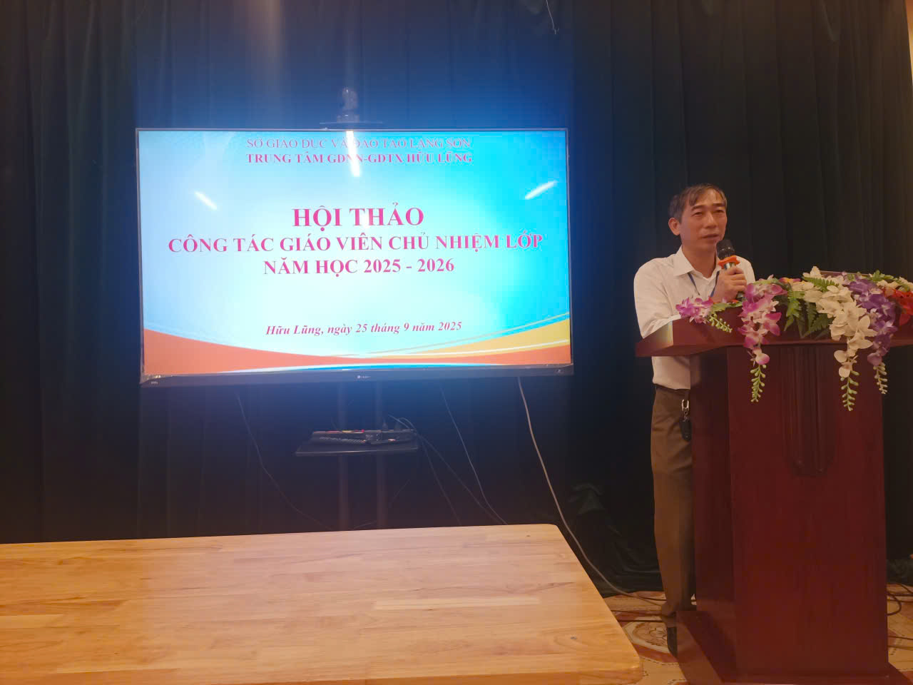 Hội nghị công tác giáo viên chủ nhiệm năm học 2025-2026