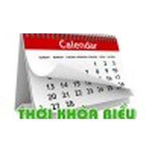 THỜI KHÓA BIỂU tuần 2