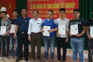 LẾ BẾ GIẢNG VÀ TRAO BĂNG TỐT NGHIỆP LỚP TRUNG CẤP NGHỀ HÀN