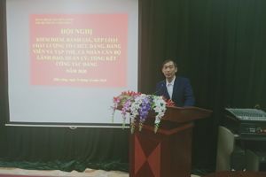 Kiểm điểm, đánh giá, xếp loại chất lượng chi bộ, đảng viên và tập thể, cá nhân cán bộ lãnh đạo, quản lý năm 2020.