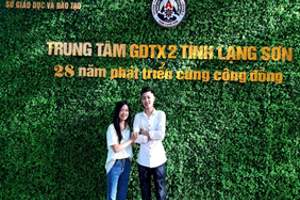 Học viên Trung tâm GDTX2 - tự tin hướng tới tương lai