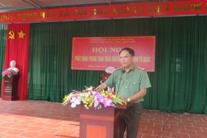 HỘI NGHỊ PHÁT ĐỘNG PHONG TRÀO TOÀN DÂN BẢO VỆ AN NINH TỔ QUỐC NĂM 2022