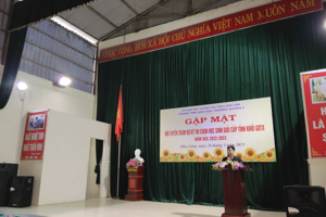 TRUNG TÂM GDTX 2 TỔ CHỨC GẶP MẶT ĐỘI TUYỂN THAM DỰ KÌ THI CHỌN  HỌC SINH GIỎI CẤP TỈNH NĂM HỌC 2022-2023