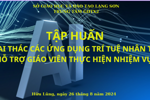 Trung tâm GDTX2 tỉnh Lạng Sơn tiên phong trong Chuyển đổi số, từng bước hướng đến giáo dục hiện đại và sáng tạo